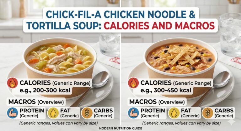 Chick-fil-A Chicken Noodle & Tortilla Soup: Calories and Macros