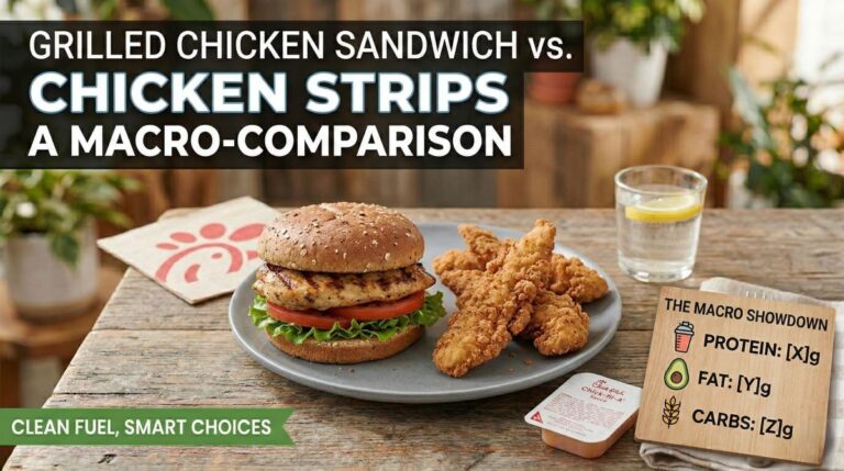 Grilled Chicken Sandwich vs. Chicken Strips A Macro Comparison