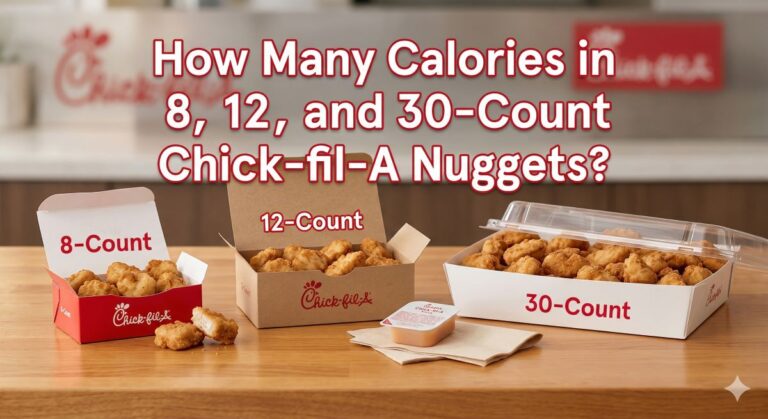 How Many Calories in 8, 12, and 30-Count Chick-fil-A Nuggets